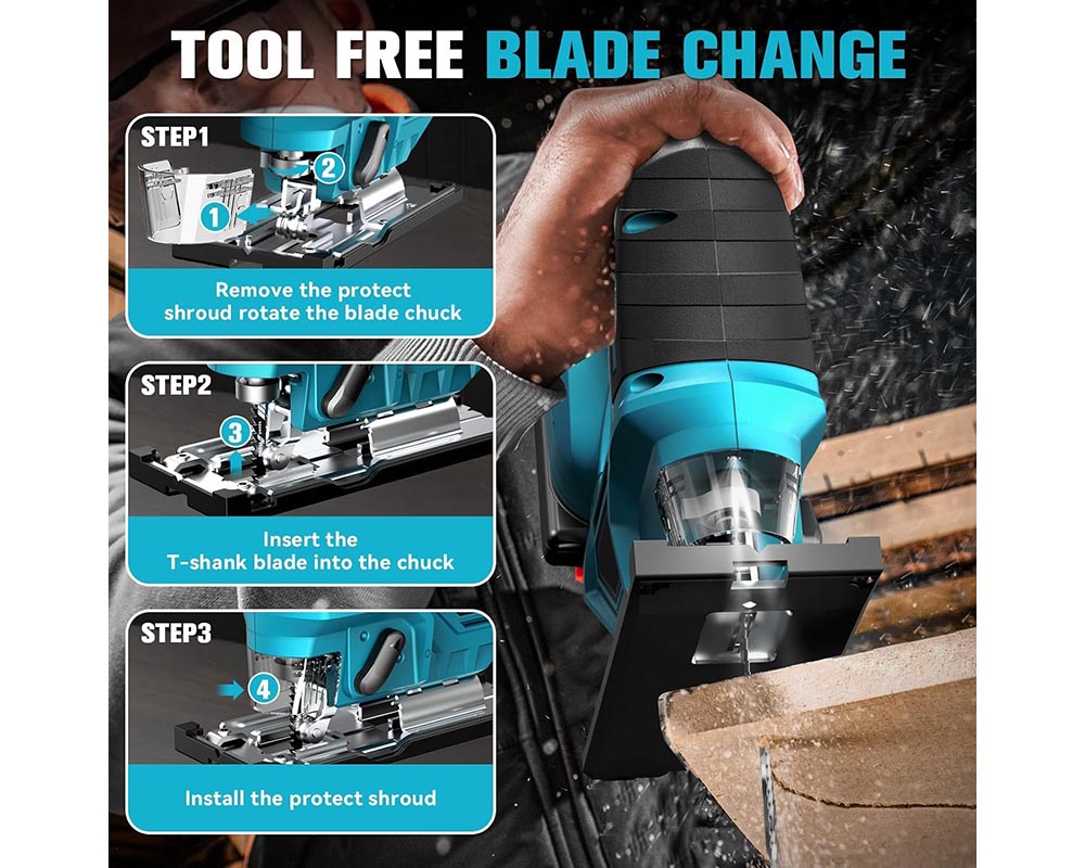 Jig Saw 18V Cordless For Makita Battery