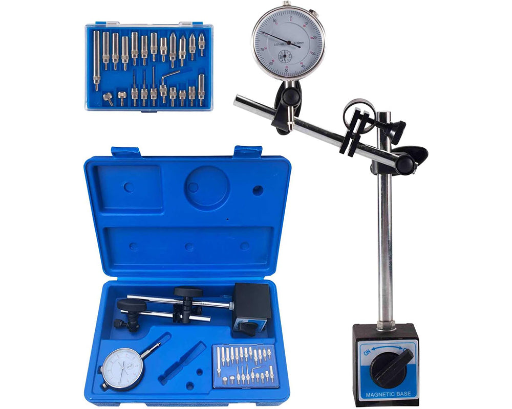 Dial Indicator Gauge with Magnetic Base