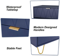 Thumbnail for Tallboy Chest of Drawers - 4 Drawers (Navy)