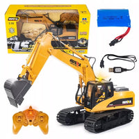 Thumbnail for Digger Excavator Kids Riding Toys Ride-On Car Toy Truck Toddler