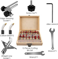 Thumbnail for Wood Router Tool with Woodworking Bit