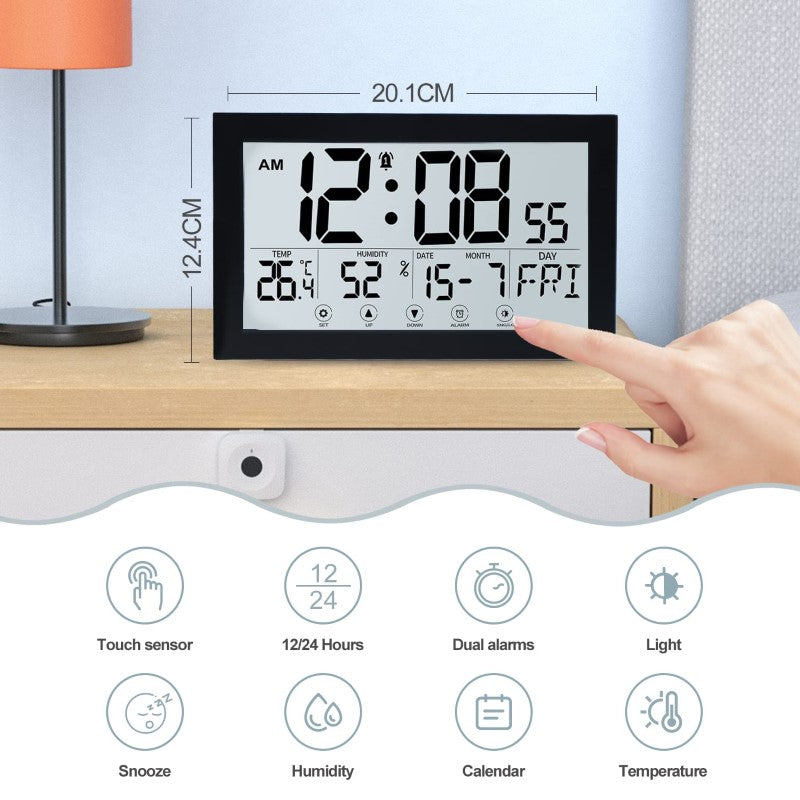 Touchable Digital Wall Clock