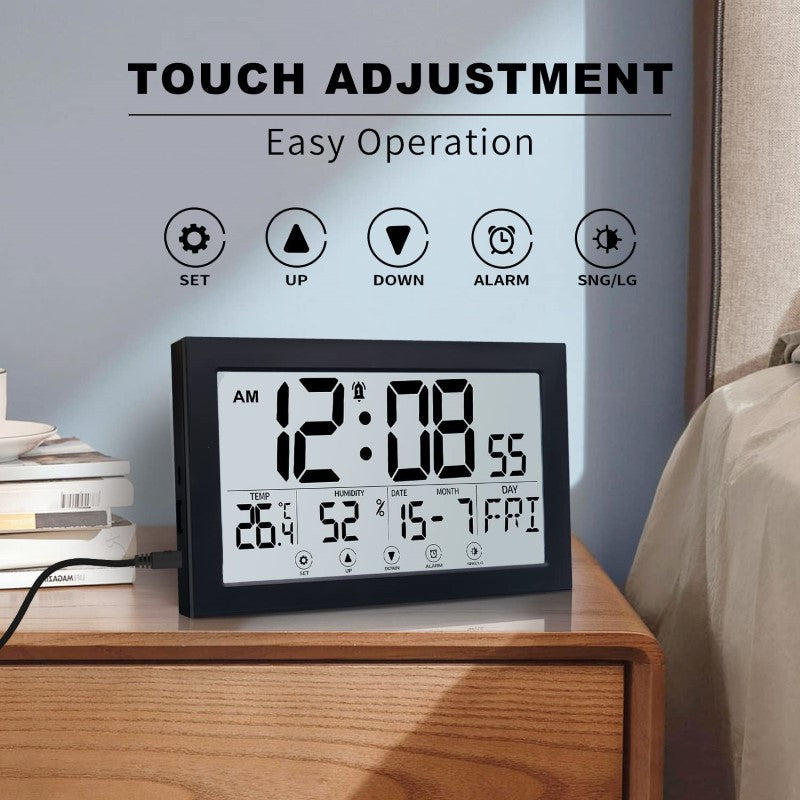 Touchable Digital Wall Clock