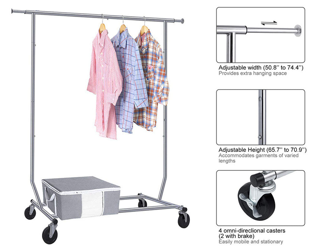 Steel Clothes Rack Garment Rack