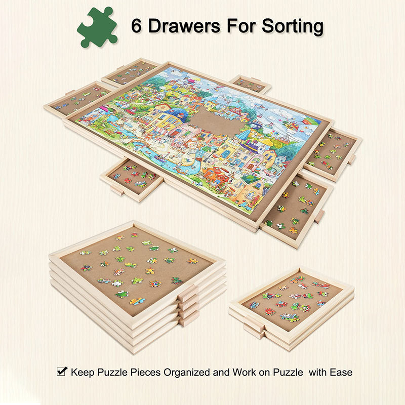 Puzzle Table Craft Board Game Table Jigsaw Game Table