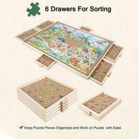 Thumbnail for Puzzle Table Craft Board Game Table Jigsaw Game Table