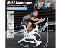 Thumbnail for Exercise Bike for Home Gym Spinning Bicycle