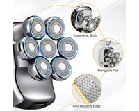 Thumbnail for Electric Head Shaver Men Grooming Kit