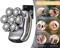 Thumbnail for Electric Head Shaver Men Grooming Kit