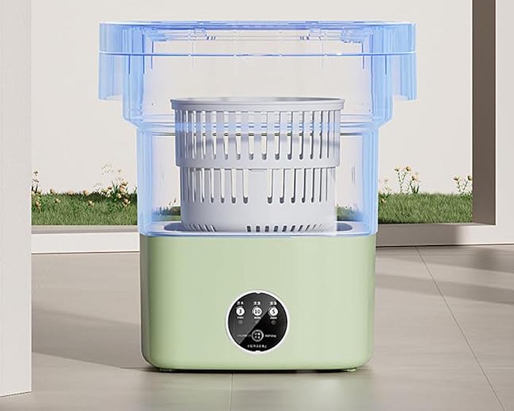 8L Foldable Washing Machine Mini Cloths Laundry Machine