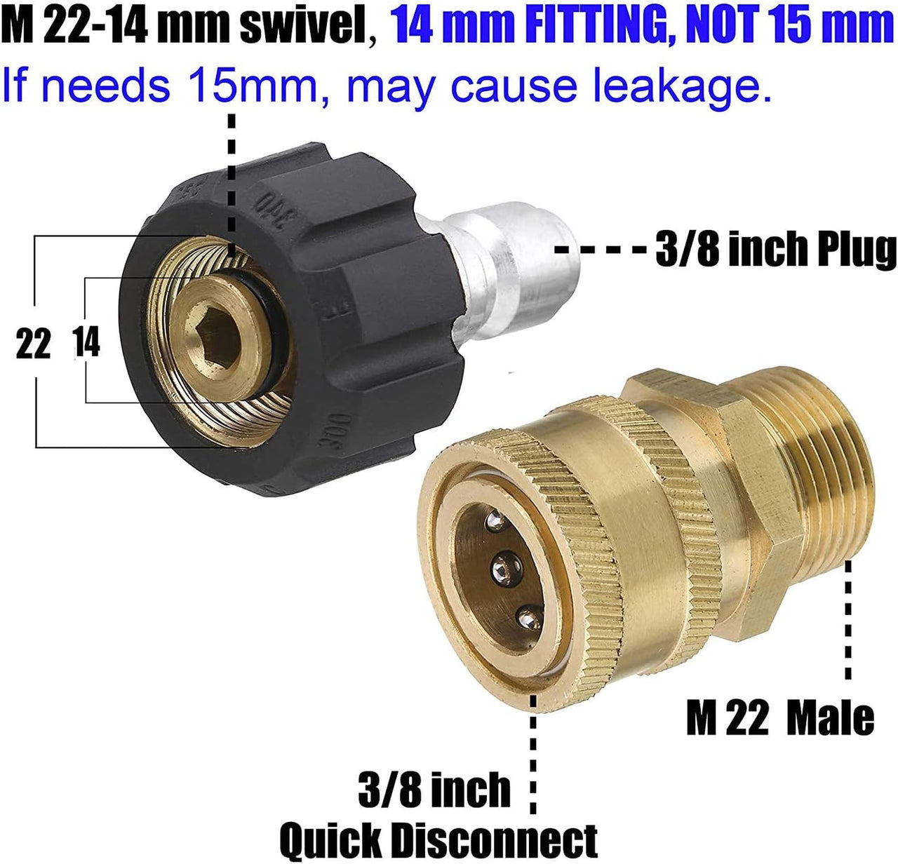 Pressure Washer Adapter Set