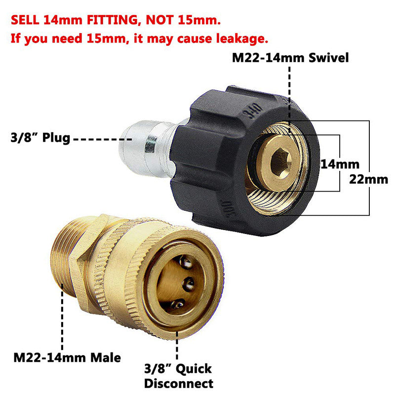 Pressure Washer Adapter Set