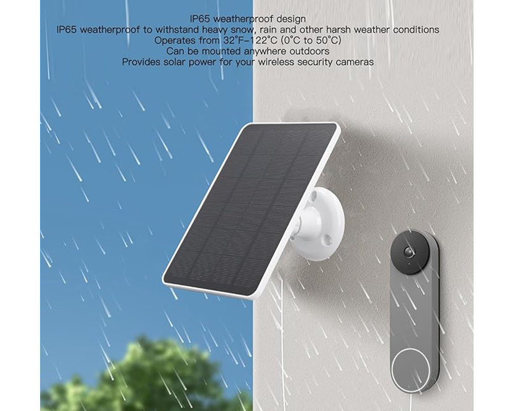 Solar Panel for Security Camera