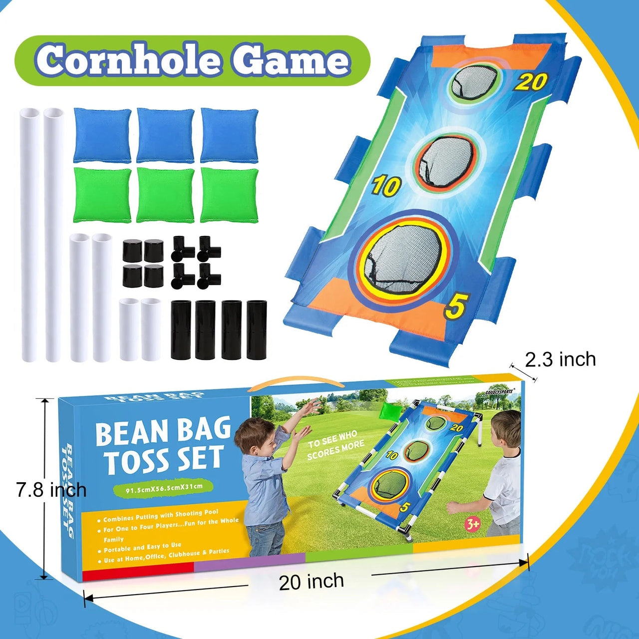 Cornhole Board Game Set