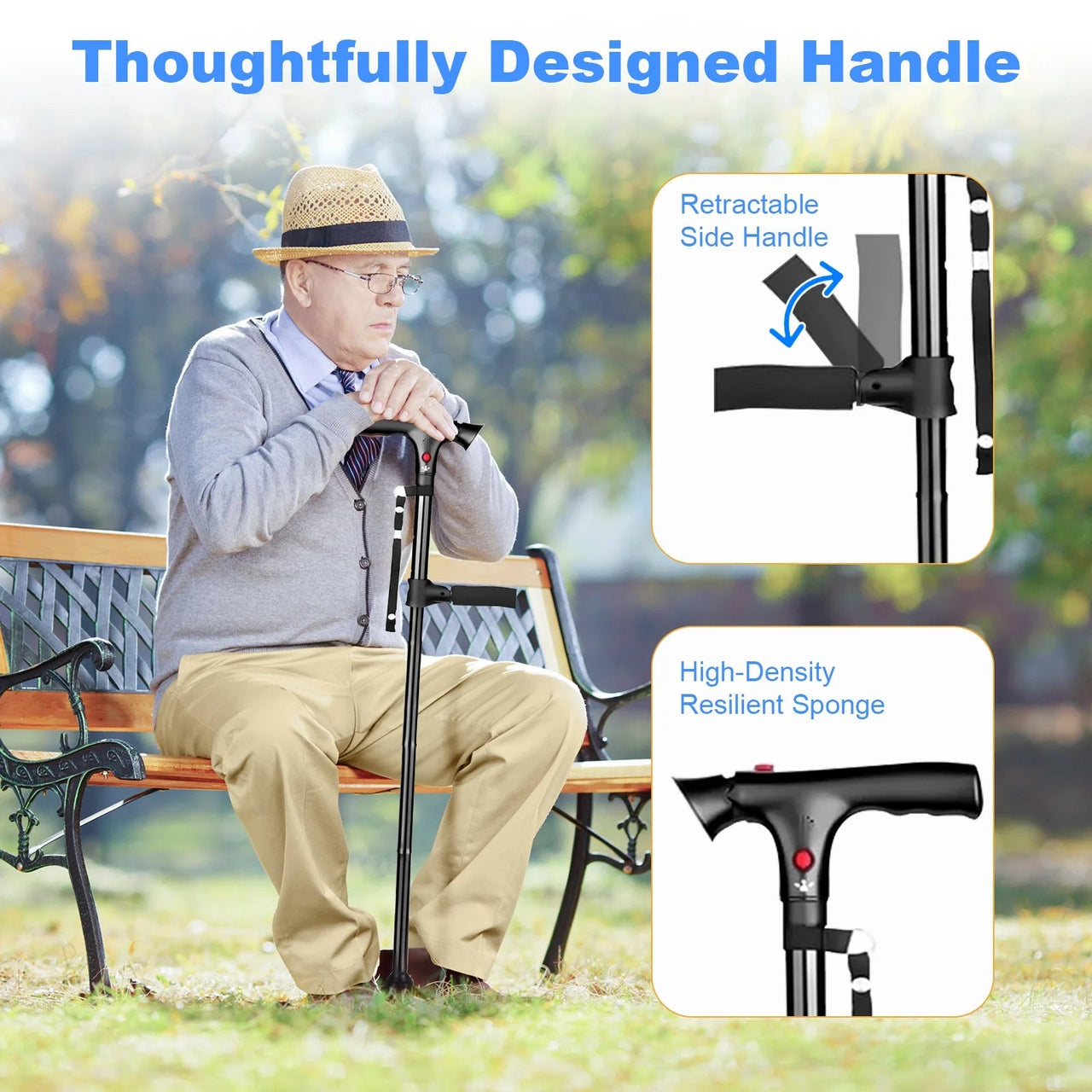 Adjustable Walking Stick for Elderly