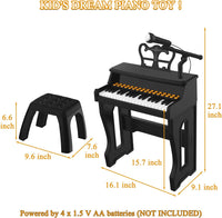 Thumbnail for Keyboard Piano with Stool