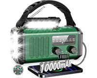 Thumbnail for Solar Powered FM Radio 10000mAh Battery