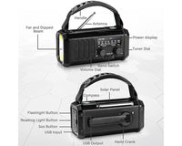 Thumbnail for Solar Powered FM Radio 10000mAh Battery