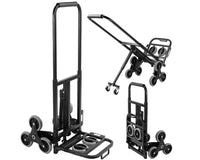 Thumbnail for Stair Climbing Trolley 8 Wheels Folding Hand Cart Steps