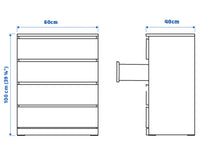 Thumbnail for Tallboy with Drawers Chest of Drawers