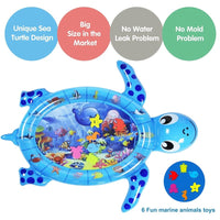 Thumbnail for Inflatable Baby Tummy Time Water Play Mat(One-Pack)