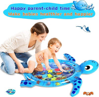 Thumbnail for Inflatable Baby Tummy Time Water Play Mat(One-Pack)