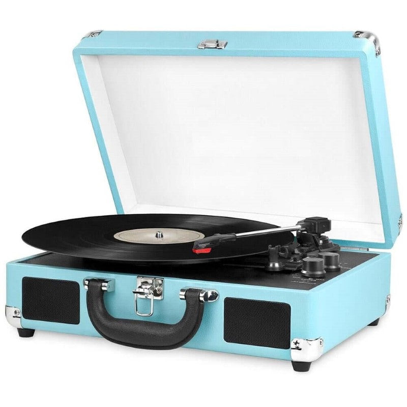 Turntable Record Player USB Briefcase Style with Bluetooth