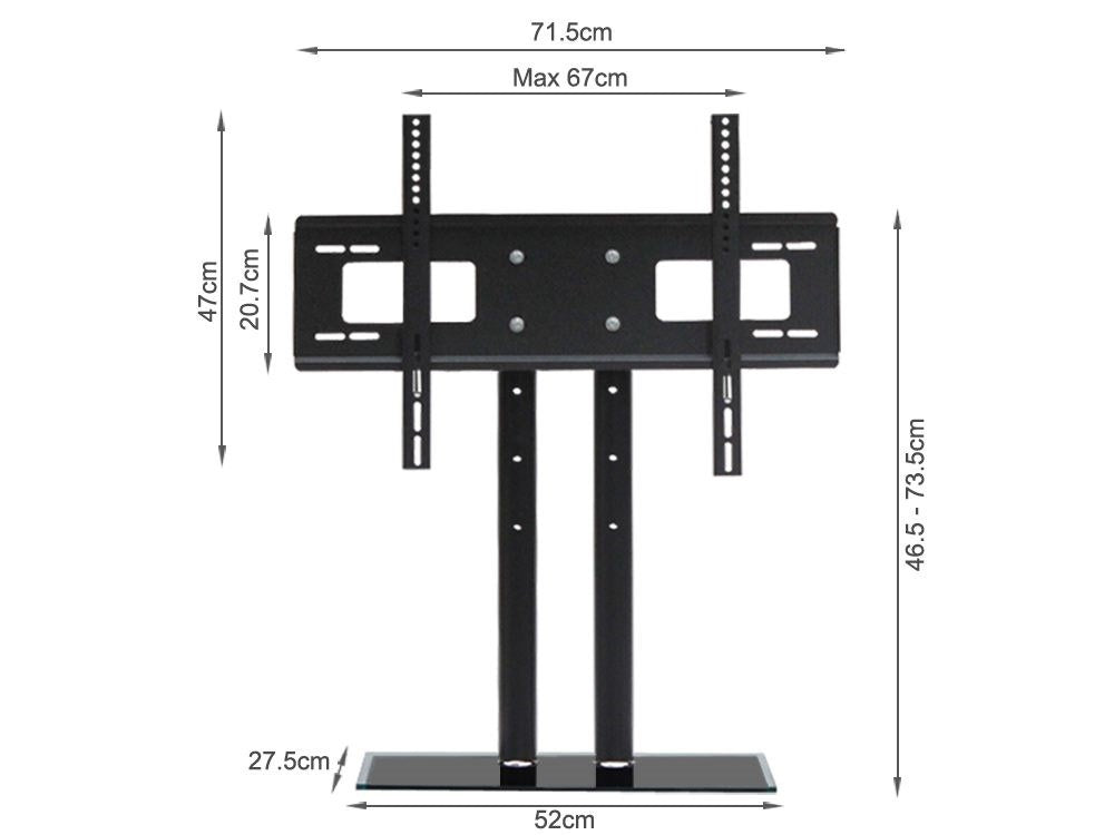 Adjustable TV Stand Bracket Height Adjustable