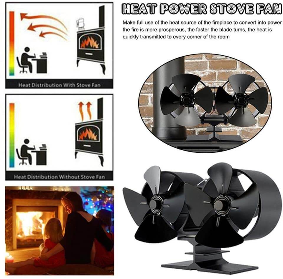 Stove Fan Fireplace Fan