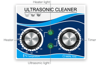 Thumbnail for 1.3L Heated Ultrasonic Cleaner for Jewelry 60W