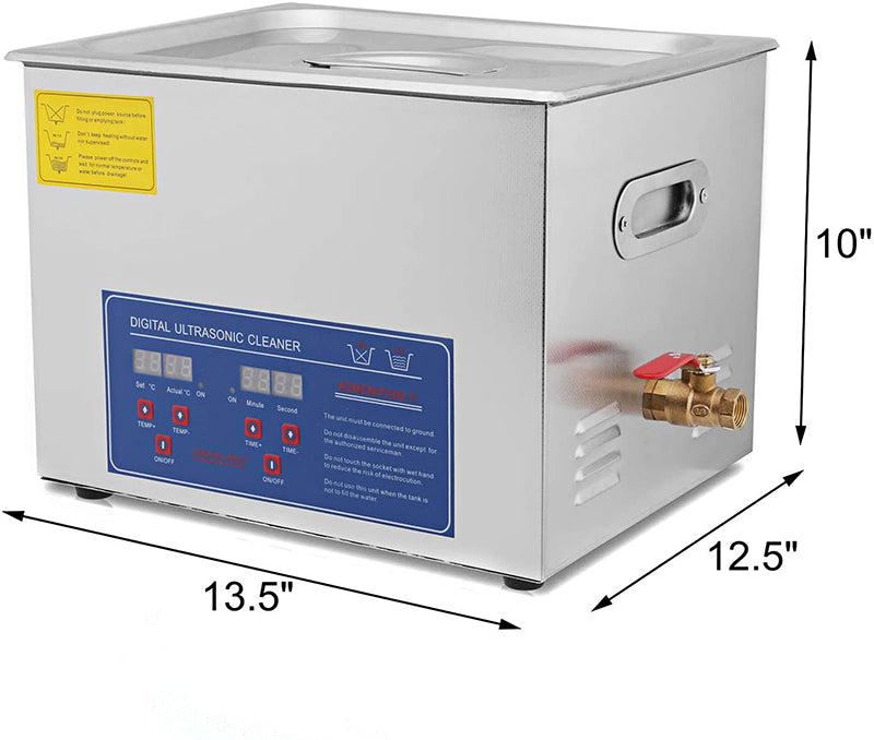 Heated Ultrasonic Cleaner 15L