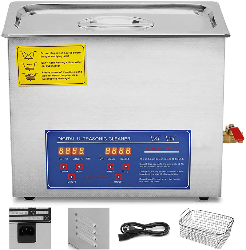 Heated Ultrasonic Cleaner 15L