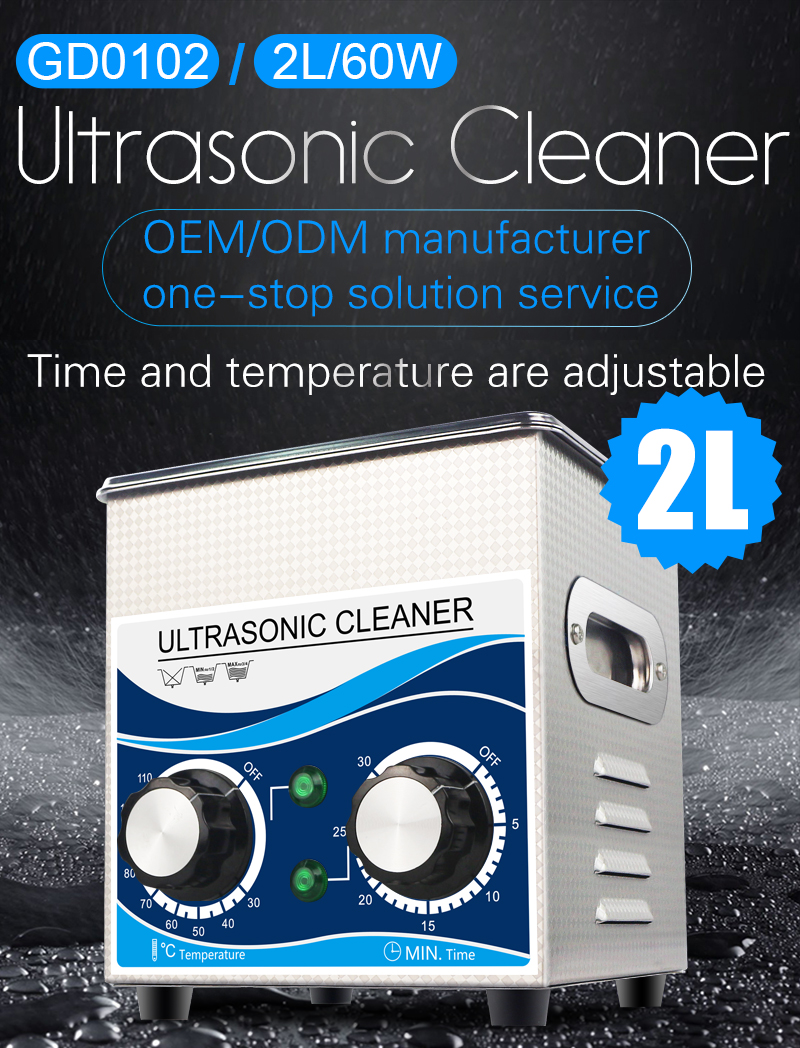 Heated Ultrasonic Cleaner 2L 60W