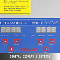 Thumbnail for 3L Heated Ultrasonic Cleaner for Jewelley