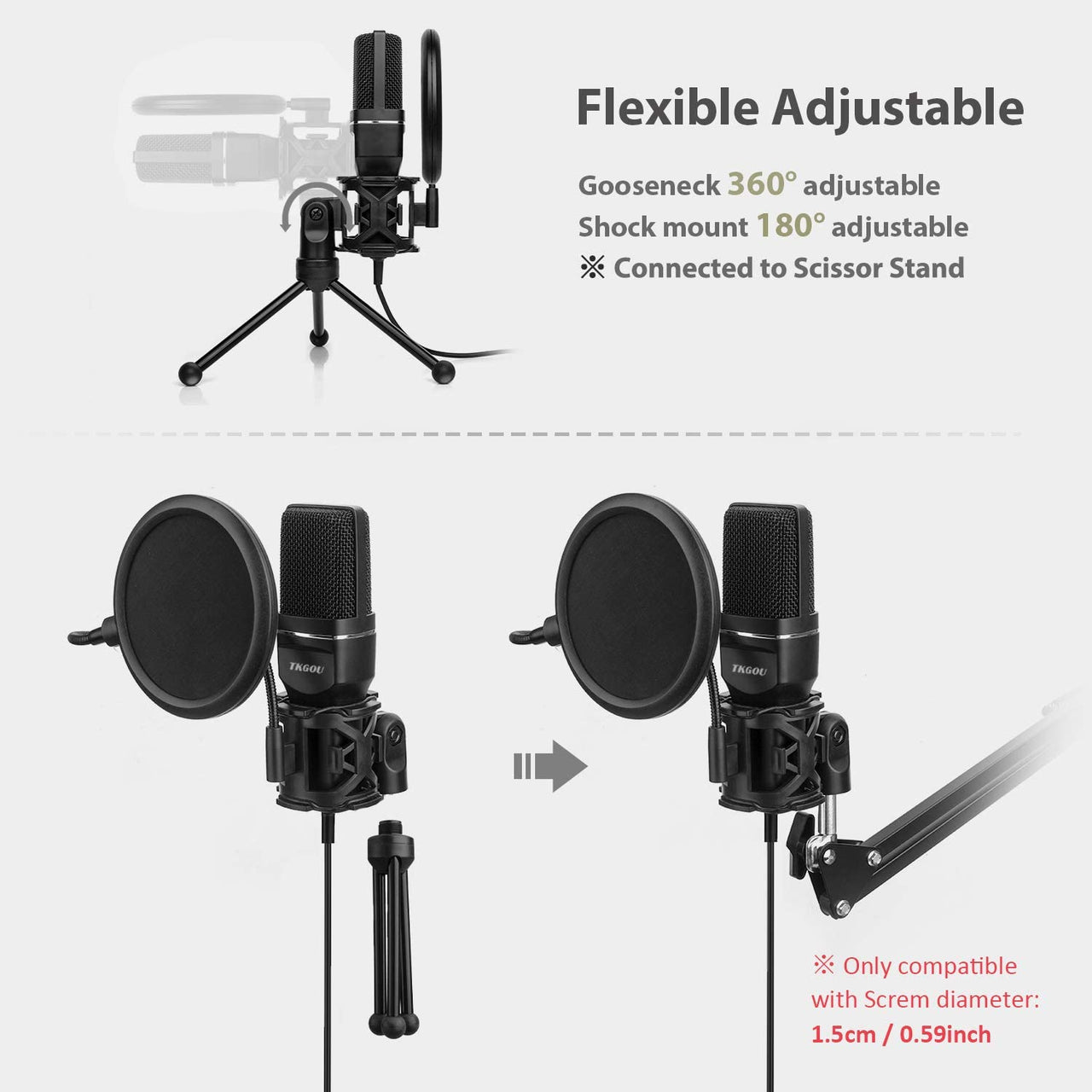 Microphones Easy Plug & Play Usb Condenser Computer Microphone - The Shopsite