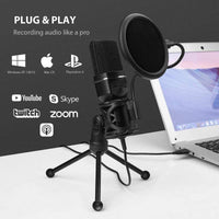 Thumbnail for Microphones Easy Plug & Play Usb Condenser Computer Microphone - The Shopsite