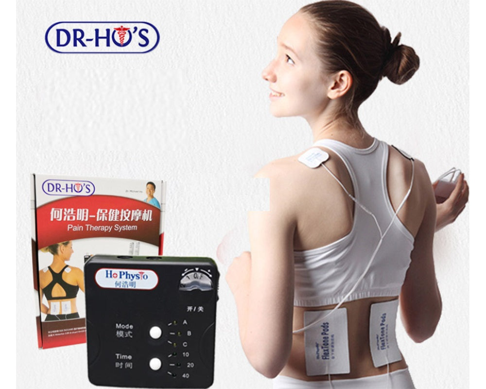 Tens Machine Massager Dr. HO's Pain Relief System Professional Tens+ EMS+ Pulse Massager