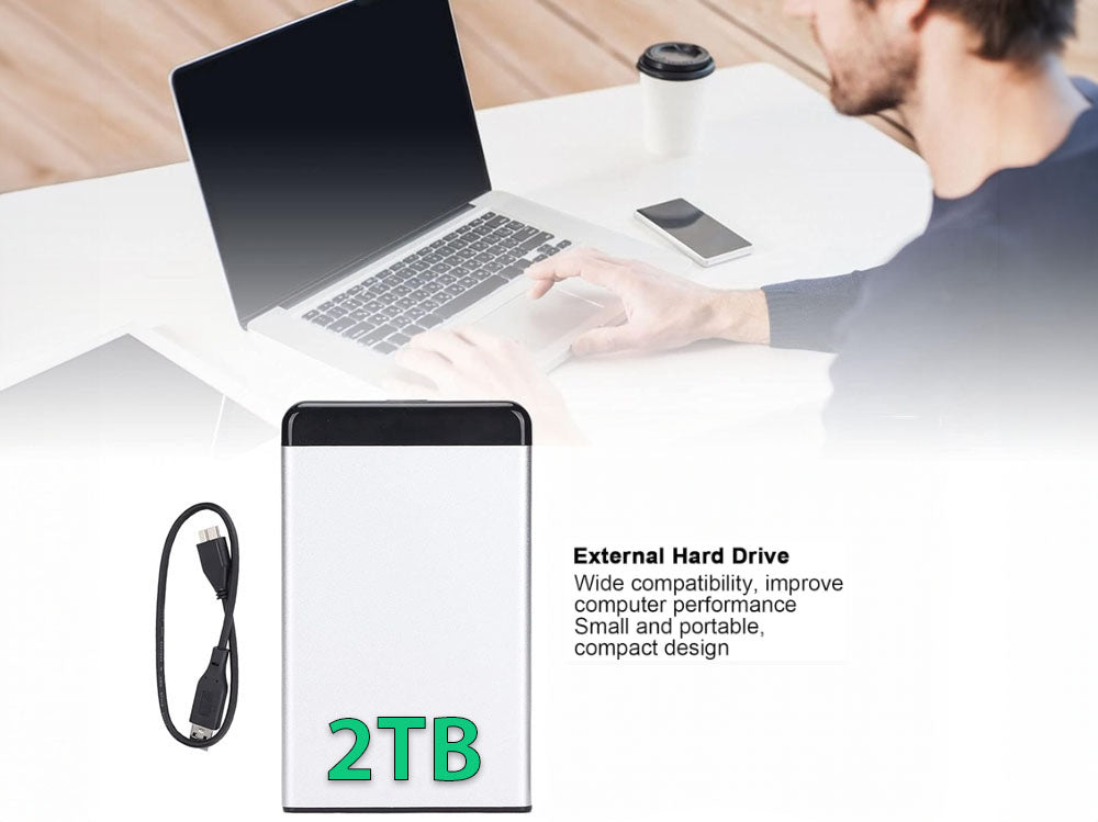 Portable External SSD Hard Drive 2TB Expansion