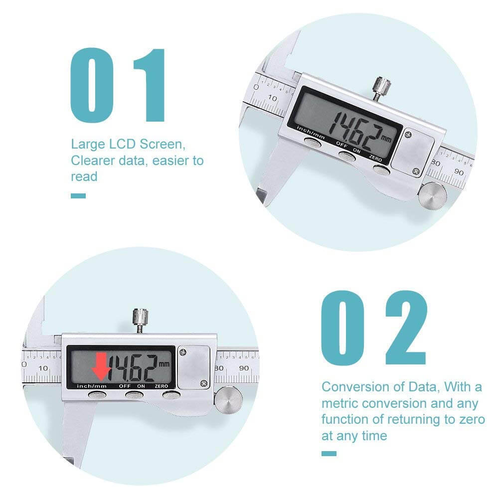 Electronic LCD Digital Vernier Caliper - The Shopsite