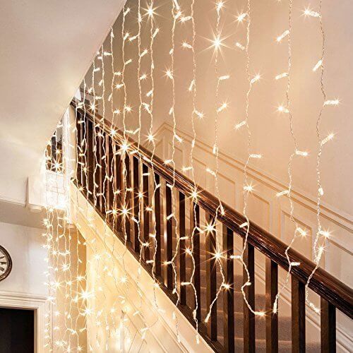 Curtain Lights 3*6m Warm White - The Shopsite