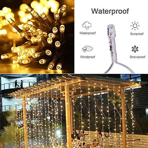 Curtain Lights 3*6m Warm White - The Shopsite