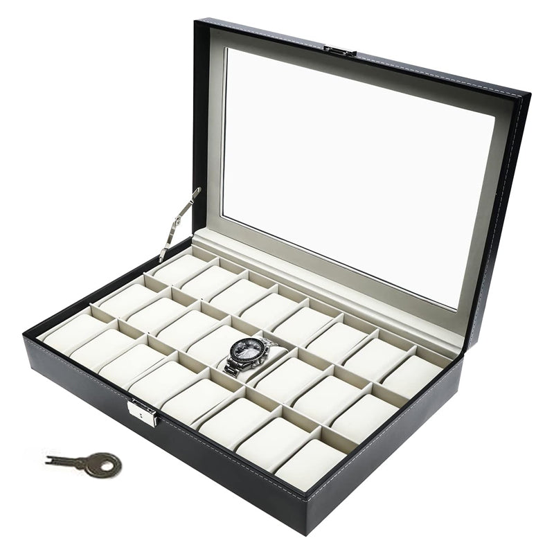 Wrist Watch Display Box 24 Slots