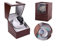 Thumbnail for Automatic Quad Watch Winder Wood Display Box Motor Rotation Storage - The Shopsite