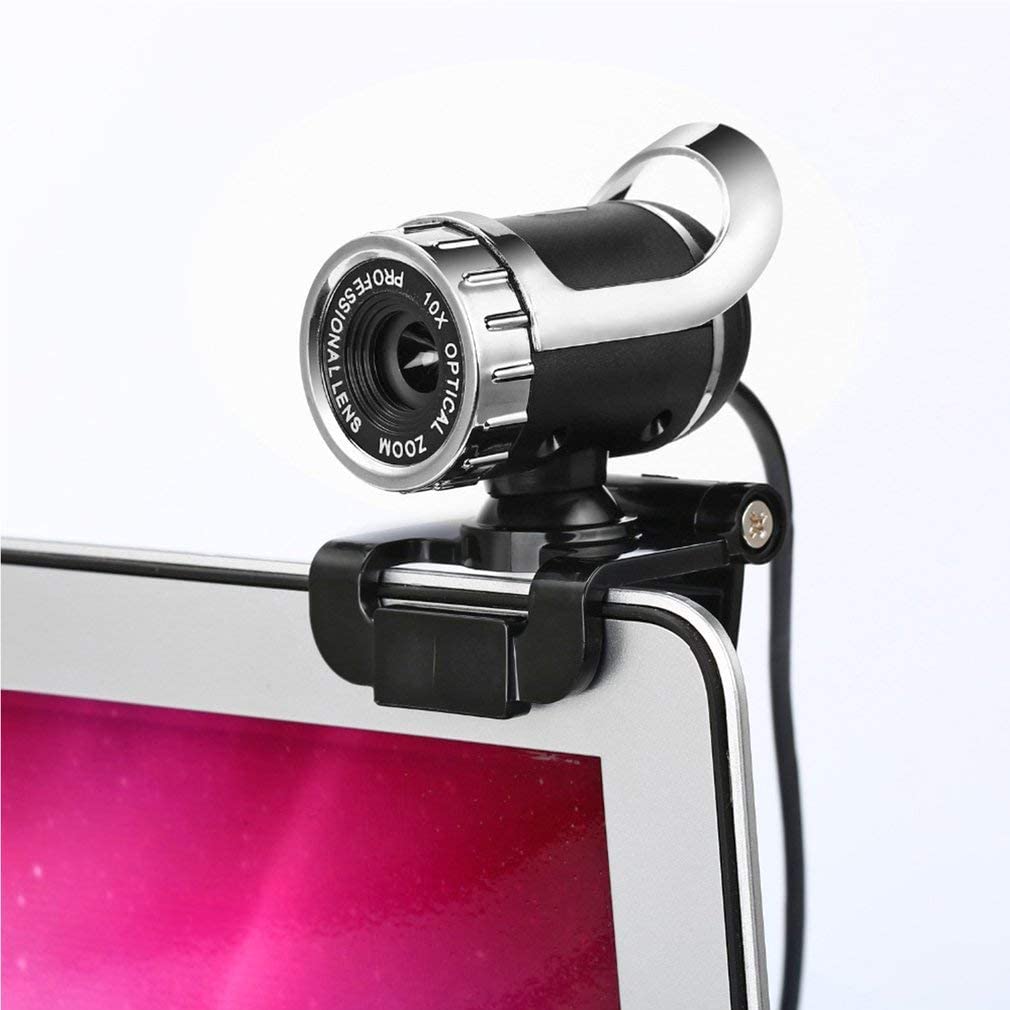 Webcam Full HD Web Camera with Built In Mic