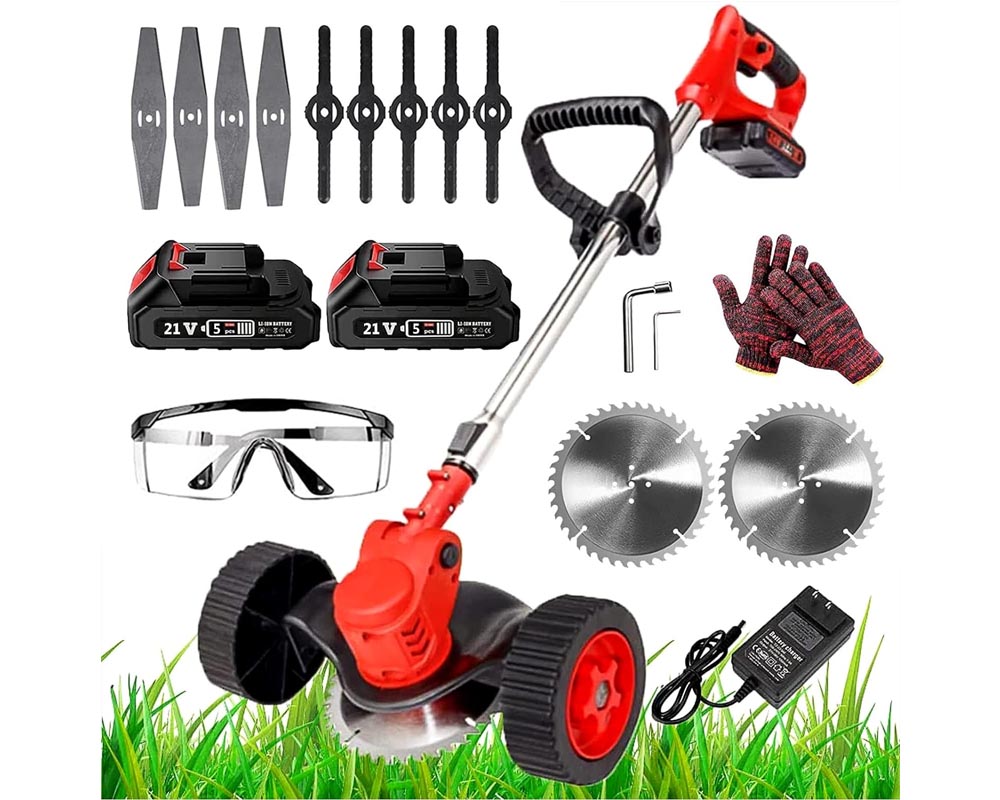 Push Weed Eater strimmer, Battery Operated Grass Cutter