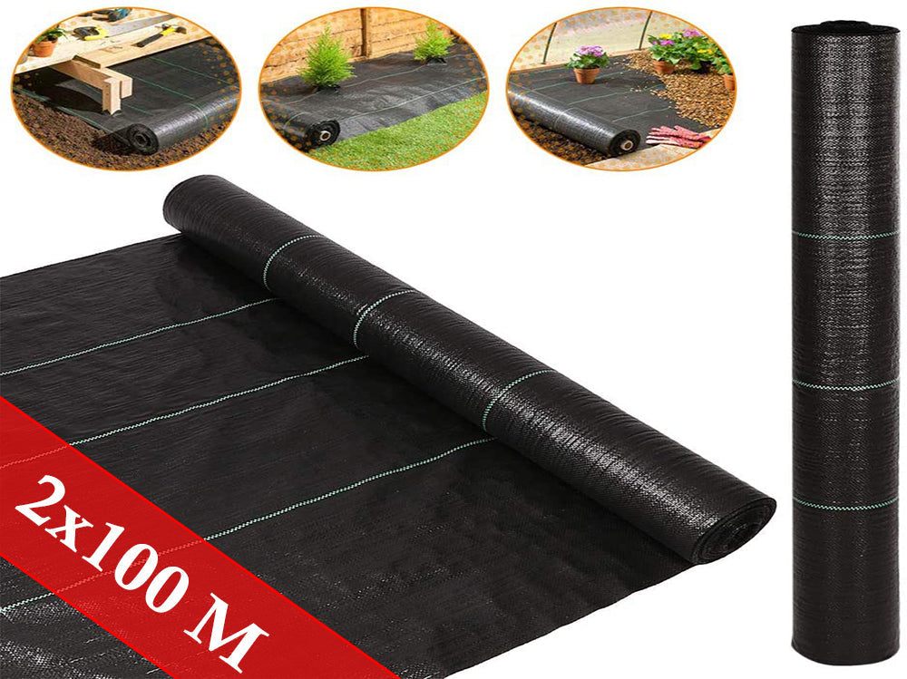 Weed Mat 2X100M 80G Garden Mats