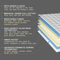 Thumbnail for Weighted Blancket 3.2Kg 102 X 152Cm - The Shopsite
