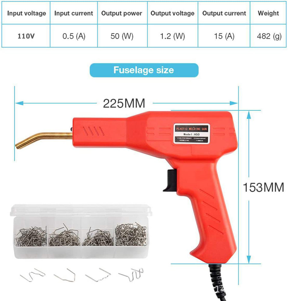 Plastic Welding Hot Staple Gun