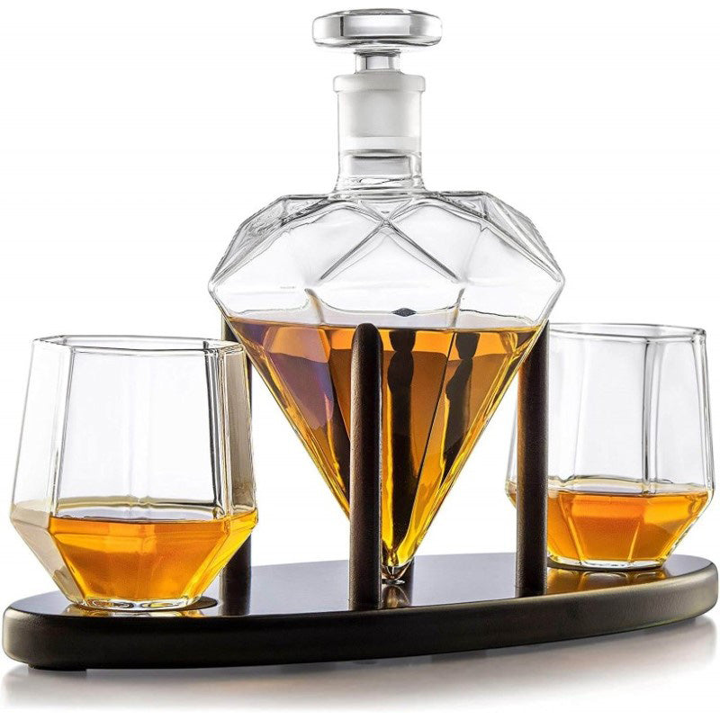 Whiskey Decanter With Two Glass