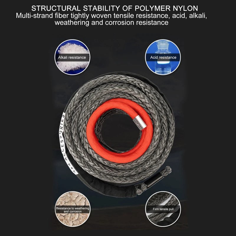 Synthetic Winch Rope Line 10MM x 30M